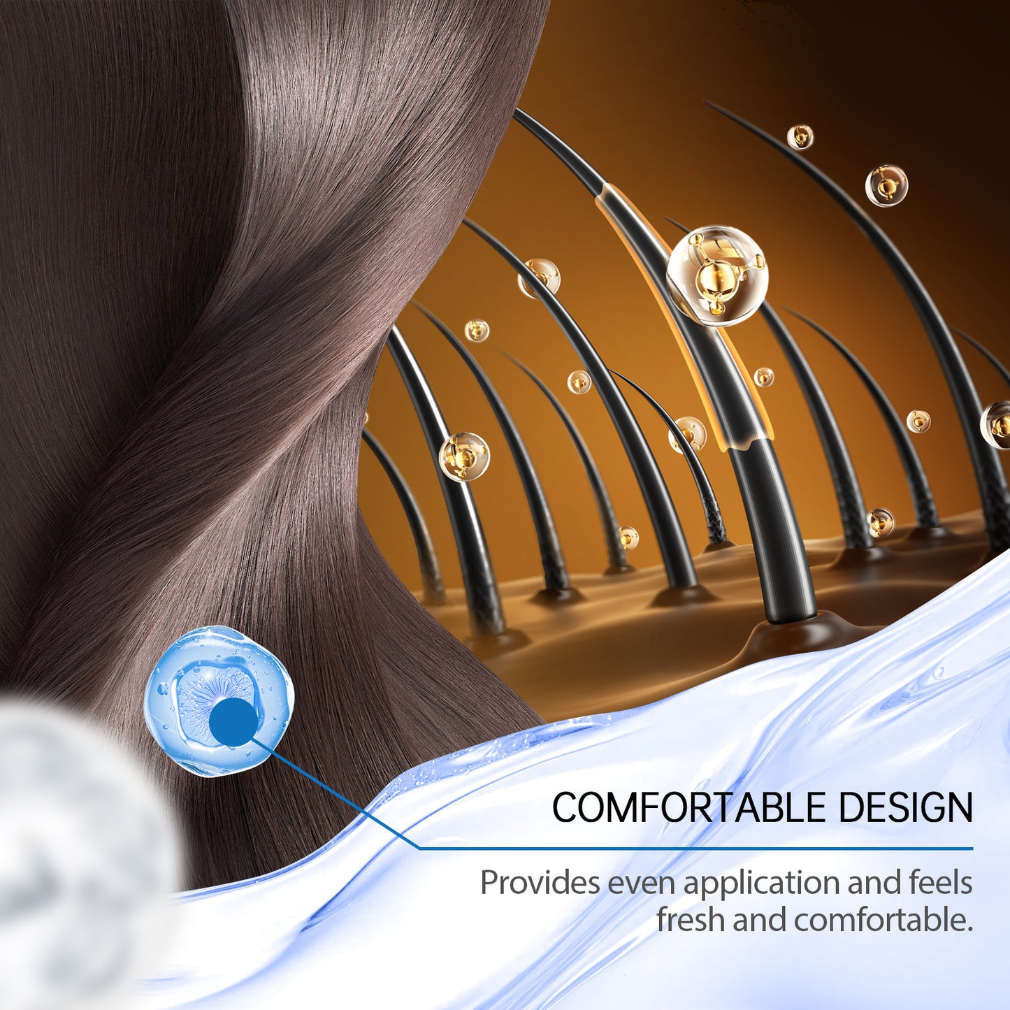 Rosemary Hair Growth Serum Hair Roller Ball Essence