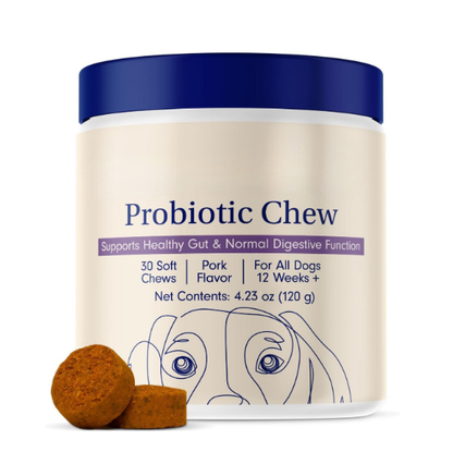 Pet probiotic chewable tablets